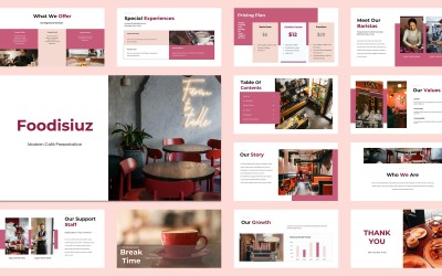 Foodisiuz – Kavárna Prezentace Google Slides