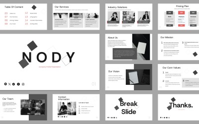 Nody - Bedrijfsprofielpresentatie Google Slides