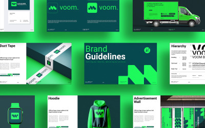VOOM | Modelo de diretrizes de marca do Google Slides