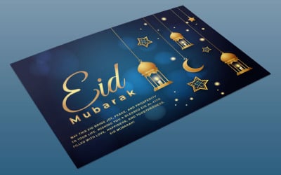 Islamic Festival Eid Mubarak Mall – Fantastisk design för digitalt och tryck