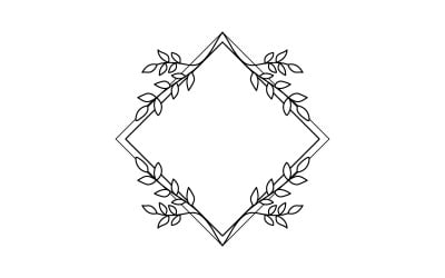Beauty nature florist vector icon logo design template v.8