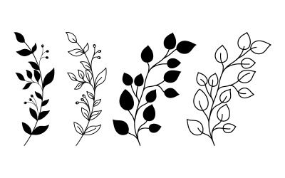 Modèle de conception de logo d&amp;#39;icône vectorielle de fleuriste de beauté nature v.2