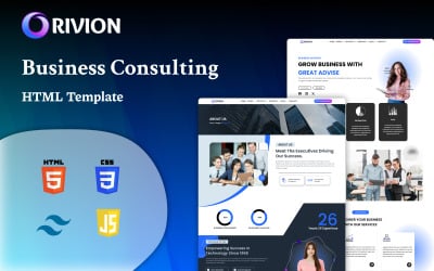 Orivion - 商业咨询 HTML 模板