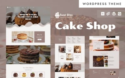 Sweet Bite - Tema WordPress Elementor para confeitaria e confeitaria