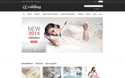 Responsivt Dream Wedding PrestaShop-tema #50521