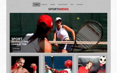 Sports News Responsive WordPress Theme