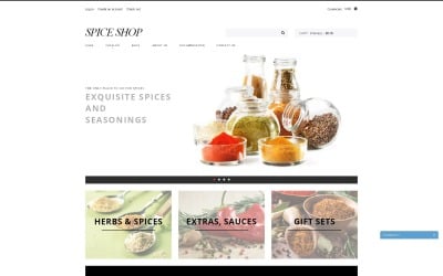 Tema Shopify reattivo per il negozio di spezie