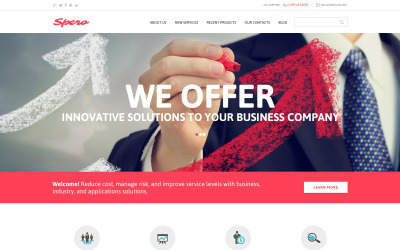 "Theme for Your Business Drupal Template" thème Drupal #50509