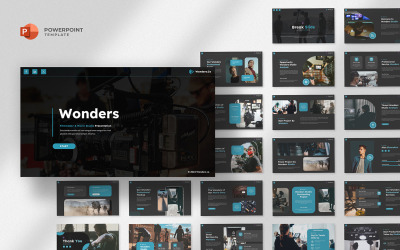 Wonders – Videó, film és film Powerpoint sablon