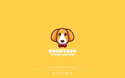 Doddy Dog Basit Maskot Logosu