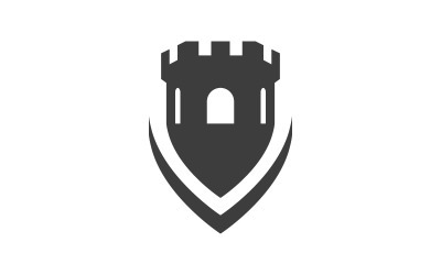 Castle icon vector illustration design Template v.5