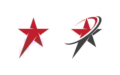 Concepto creativo Icono de estrella Plantilla ilustración vectorial v.3