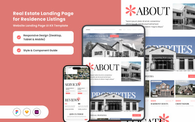 Domora - Elegant Real Estate Landing Page
