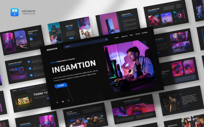 Ingamtion - Gaming eSports Keynote-sjabloon