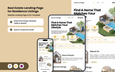 Peace Cottage - Landingspagina voor onroerend goed