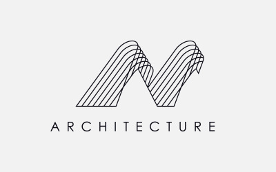 Progettazione del logo dell&amp;#39;architettura del ponte di costruzione dell&amp;#39;edificio