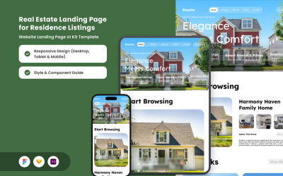 StayHo - Landingspagina voor onroerend goed