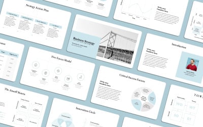 Bedrijfsstrategie Google Slides-sjabloon
