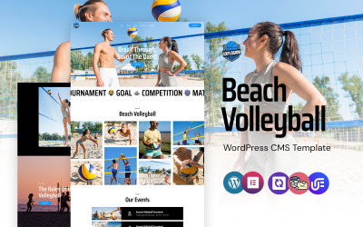 Explosion - Volleybollakademi och coachning WordPress Elementor-tema