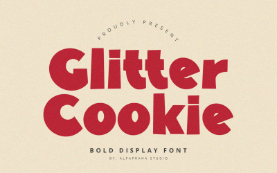 Glitter Cookie - Fet display