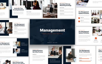 Management - Business Consulting PowerPoint Template