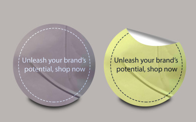 Sticker Mockup Template Design -292