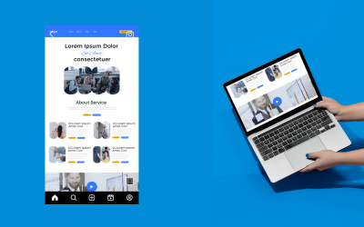 Email Marketing E-Newsletter Template Layout for web email promotions
