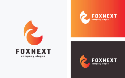 Fox Next Bedrijfslogo Sjabloon