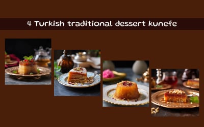 Turecki tradycyjny deser kunefe