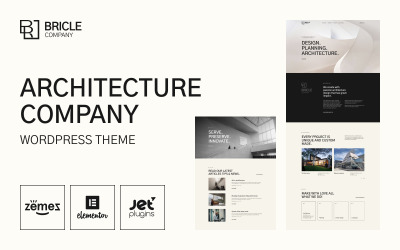 Bricle - тема WordPress для архитектуры Bootstrap