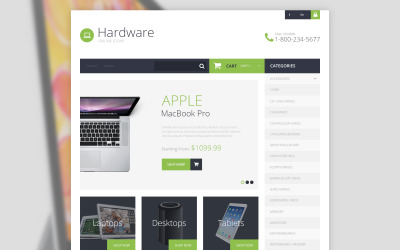 Hardware Provider Company PrestaShop Theme