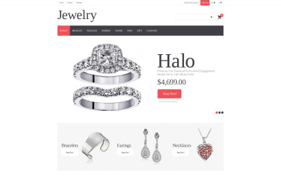Responsivt Jewelry PrestaShop-tema #50618