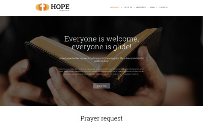 Reszponzív Religious Joomla sablon 50620