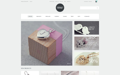 Шаблон Fashionista Jewelry VirtueMart №50695