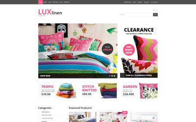 Tema de WooCommerce sensible a la decoración del hogar