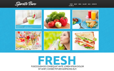 Tema De WordPress Responsive para Sitio de Cocktail Bard #50606