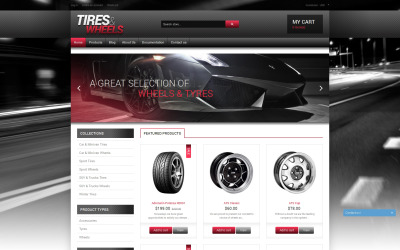 Tema di Shopify per ruote e pneumatici di qualità