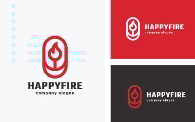 Happy Fire Professional Logo Template