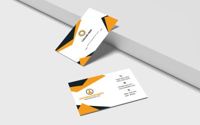 Example of a minimalist business card template
