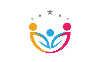 Progettazione del logo sociale e della rete di comunità di cura del gruppo di persone v.58