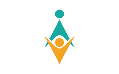 Progettazione del logo sociale e della rete di comunità di cura del gruppo di persone v.64