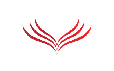 Eagle Hawk vinge ikon Mall logotyp illustration design v.8
