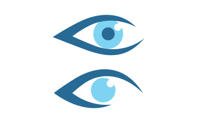 Branding Corporate Health Eye Care vector Logo design v.7