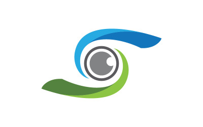 Branding Corporate Health Oogzorg vector Logo ontwerp v.9