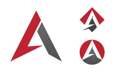 Designvorlage für das Geschäftskonzept „A Letter Logo“ v.3