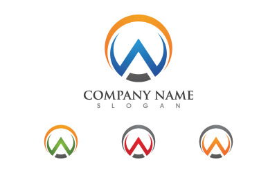 Designvorlage für ein Buchstaben-Logo für Geschäftskonzepte v.17