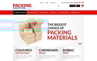 包装产品PrestaShop主题