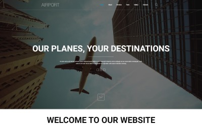 Biztonság a repülőtereken Joomla Template