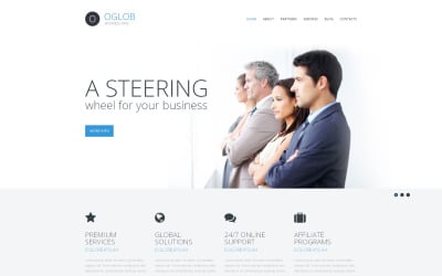 Business &amp; Services Responsive Website Template