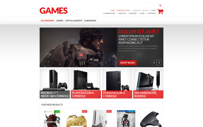 Juegos VirtueMart Template